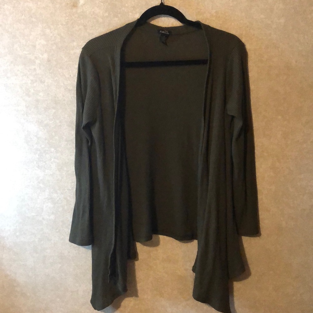Flowy green cardigan